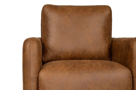 Modern 360-Degree Swivel Faux Leather Comfort Chair - Omega Lifestyles