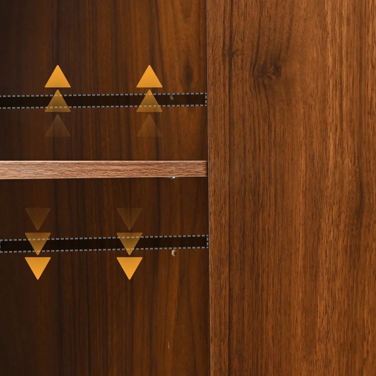 Modern Art Wave Relief MDF Sideboard With Iron Legs - Omega Lifestyles