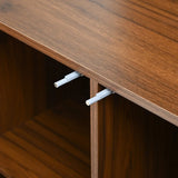 Modern Art Wave Relief MDF Sideboard With Iron Legs - Omega Lifestyles