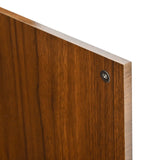 Modern Art Wave Relief MDF Sideboard With Iron Legs - Omega Lifestyles