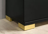Modern Black 3-Piece Bedroom Set With LED Nightstands - Sleep Galleria