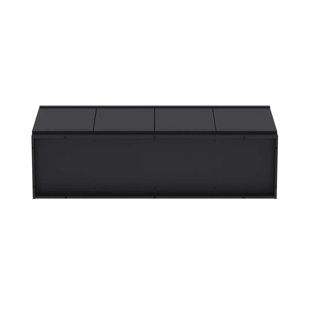 Modern Black Particle Board Storage Sideboard Buffet Cabinet - Omega Lifestyles