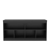 Modern Black Particle Board Storage Sideboard Buffet Cabinet - Omega Lifestyles