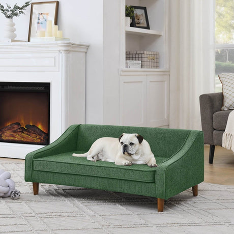 Modern Durable Elevated Foam Dog Sofa Bed - Omega Lifestyles