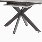 Modern Extendable MDF Metal Dining Table Set With Chairs - Omega Lifestyles