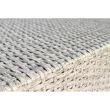 Modern Grey Wicker Outdoor Coastal Wedge Patio Chair - Driftwood - Omega Lifestyles