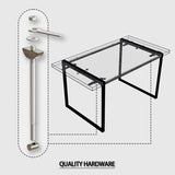 Modern Industrial 5-Piece MDF Dining Table And Chair Set - Omega Lifestyles