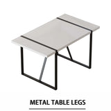 Modern MDF Industrial Dining Table And Chair Set - Omega Lifestyles