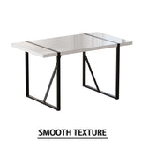 Modern MDF Industrial Dining Table And Chair Set - Omega Lifestyles
