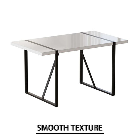 Modern MDF Industrial Dining Table And Chair Set - Omega Lifestyles
