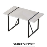 Modern MDF Industrial Dining Table And Chair Set - Omega Lifestyles