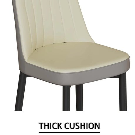 Modern MDF Industrial Dining Table And Chair Set - Omega Lifestyles