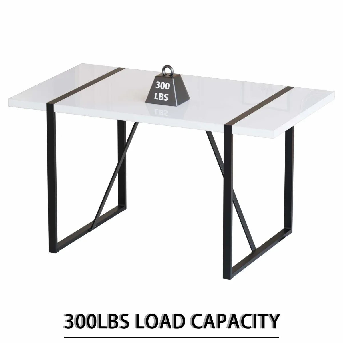 Modern MDF Industrial Dining Table And Chair Set - Omega Lifestyles
