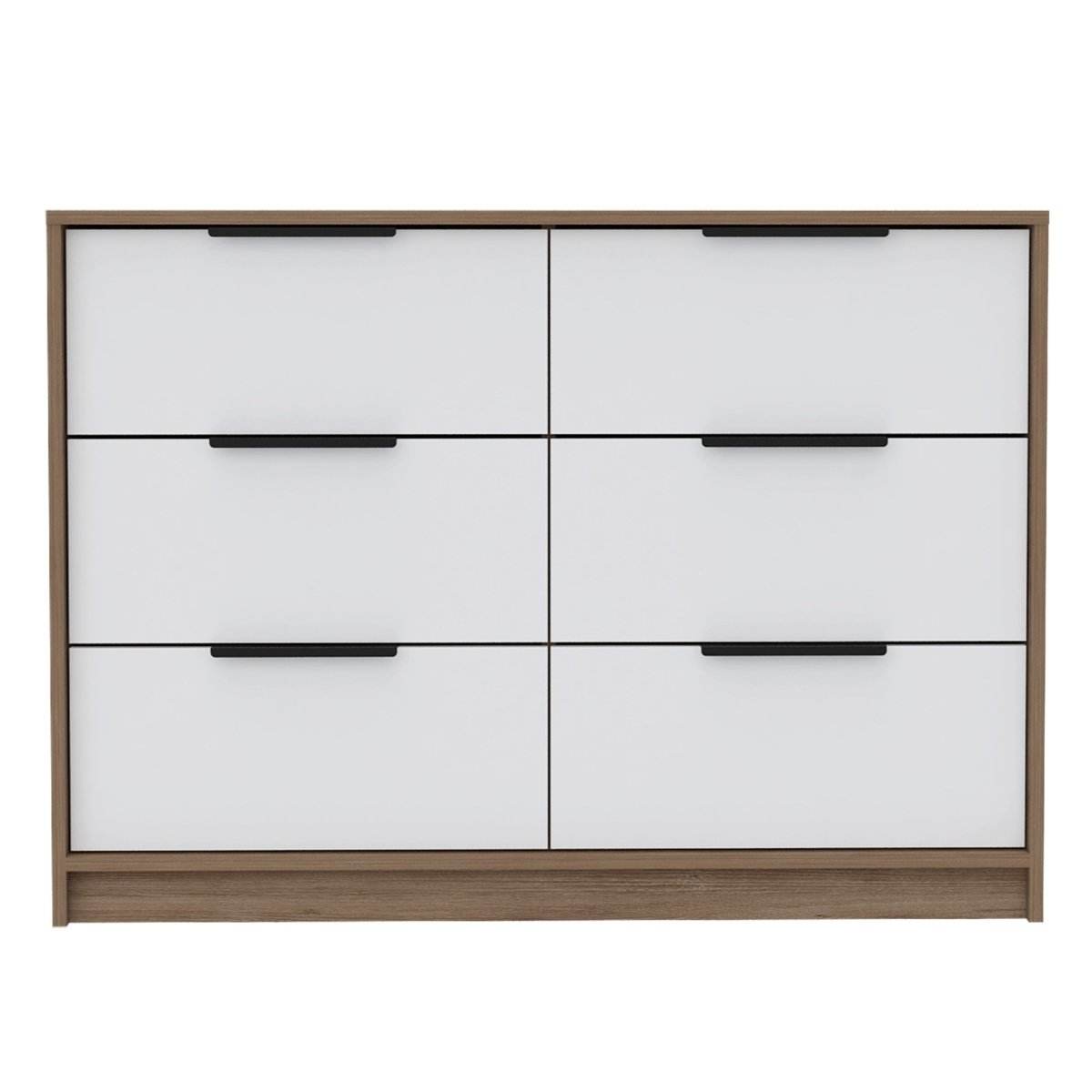 Modern Multicolor Particle Board Four Drawer Dresser - Sleep Galleria