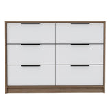 Modern Multicolor Particle Board Four Drawer Dresser - Sleep Galleria
