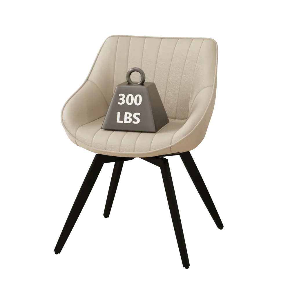 Modern Round Coffee Table And 2 Cushioned PU Dining Chairs Set - Omega Lifestyles