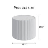 Modern Round Sintered Stone Coffee End Table - Omega Lifestyles