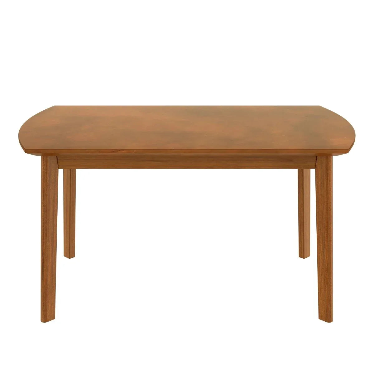 Modern Rubberwood Rectangular Dining Table Seats Four - Omega Lifestyles