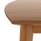 Modern Rubberwood Rectangular Dining Table Seats Four - Omega Lifestyles
