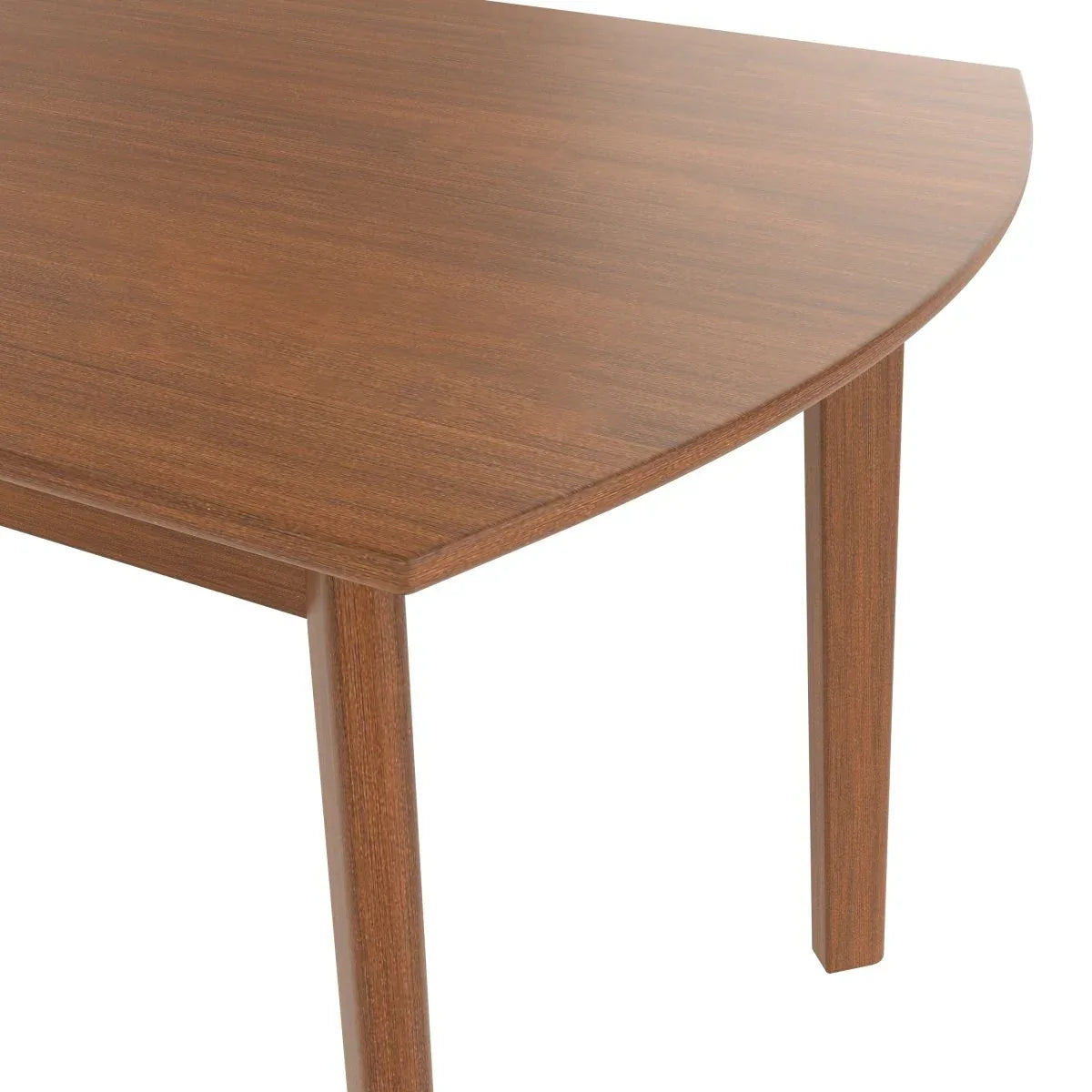 Modern Rubberwood Rectangular Dining Table Seats Four - Omega Lifestyles