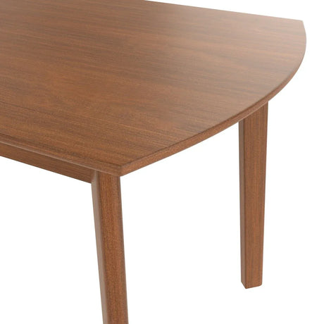 Modern Rubberwood Rectangular Dining Table Seats Four - Omega Lifestyles