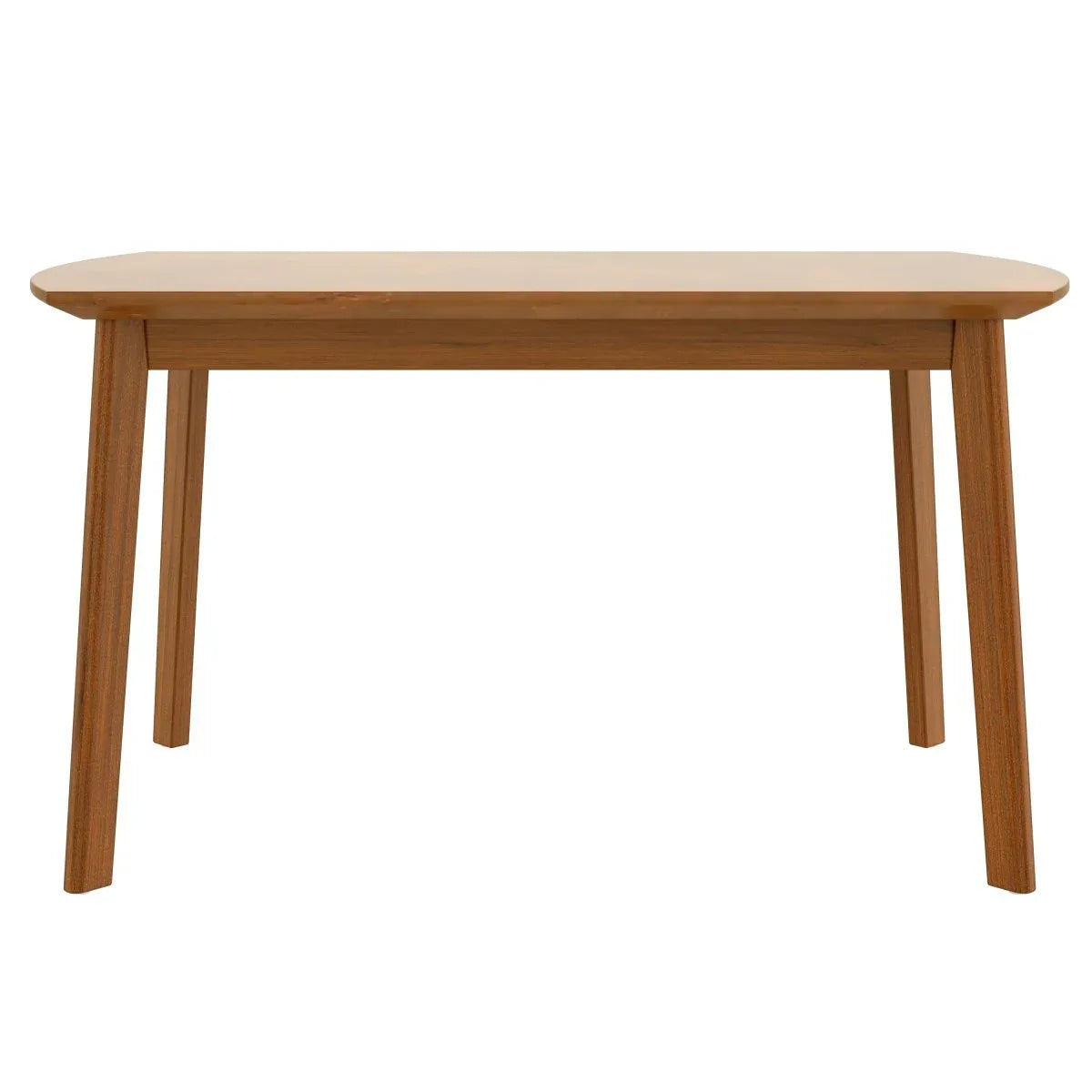 Modern Rubberwood Rectangular Dining Table Seats Four - Omega Lifestyles