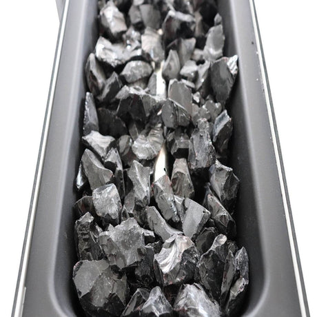 Modern Rust - Resistant Stainless Steel Outdoor Fire Pit Table - Driftwood - Omega Lifestyles