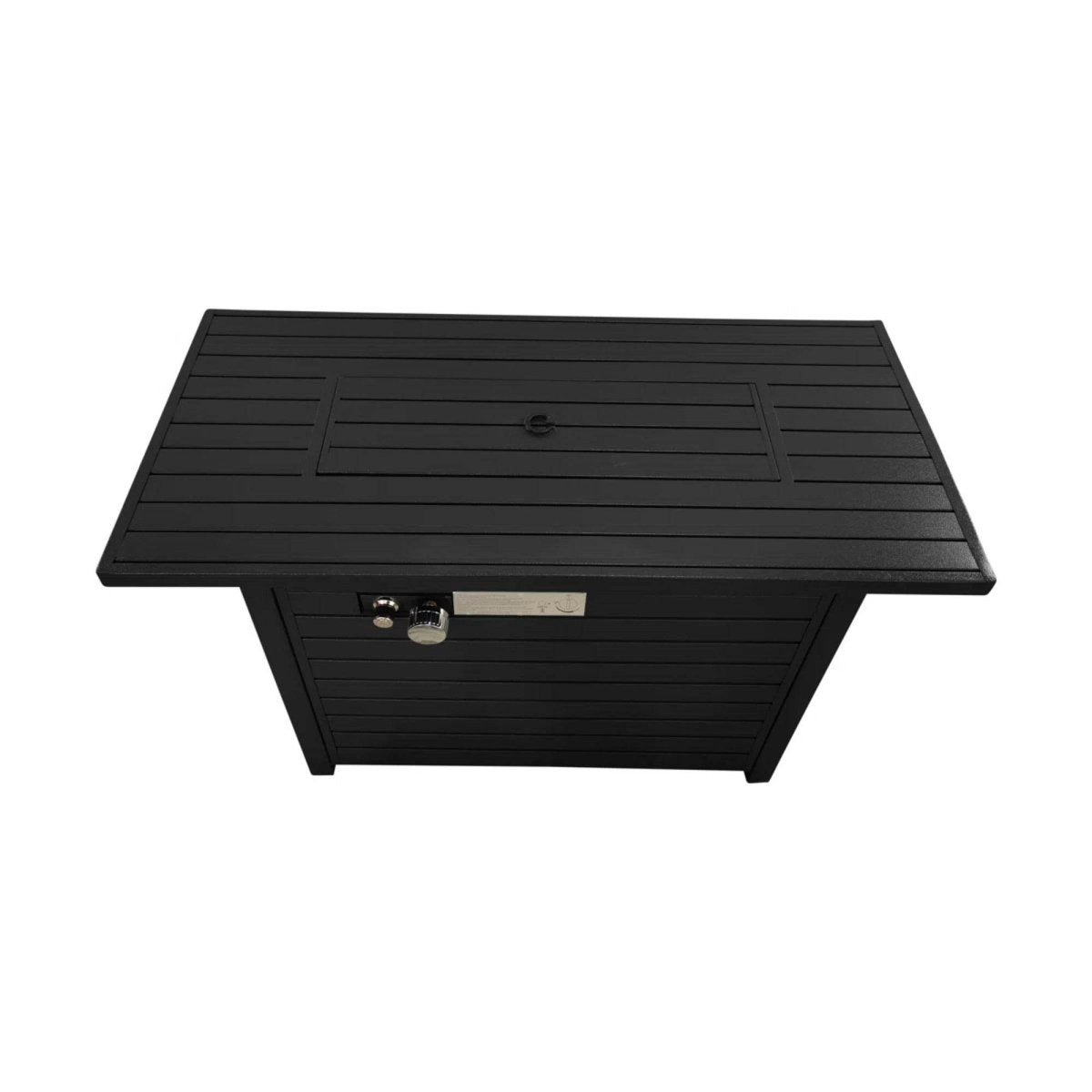 Modern Steel Outdoor Patio Fire Pit Table 54-Inch - Omega Lifestyles