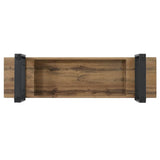 Modern Upholstered MDF And Metal Bedroom Bench - Omega Lifestyles