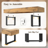 Modern Upholstered MDF And Metal Bedroom Bench - Omega Lifestyles