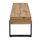 Modern Upholstered MDF And Metal Bedroom Bench - Omega Lifestyles