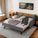 Modern Upholstered Twin Daybed With Wireless Charger Trundle - Omega Lifestyles