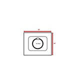 Modern White Steel Propane Natural Gas Fire Pit Table - Omega Lifestyles