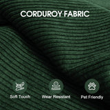Modular Convertible Floor Sofa Bed With Corduroy Fabric - Omega Lifestyles