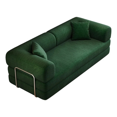 Modular Convertible Floor Sofa Bed With Corduroy Fabric - Omega Lifestyles