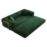 Modular Convertible Floor Sofa Bed With Corduroy Fabric - Omega Lifestyles