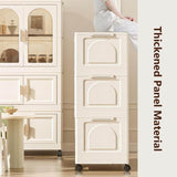 Multi-Functional Folding Plastic Wardrobe Storage Cabinet With Wheels - Sleep Galleria