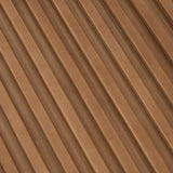 Natural Ash Mid-Century Industrial MDF Iron Counter Table - Omega Lifestyles