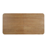 Natural Ash Mid-Century Industrial MDF Iron Counter Table - Omega Lifestyles