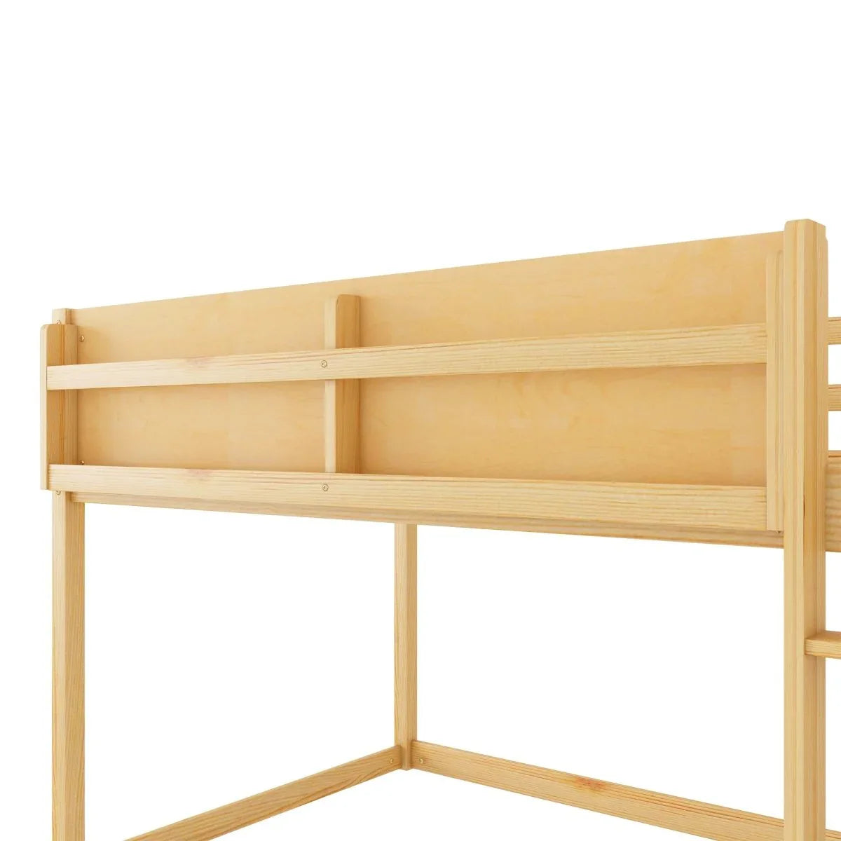 Natural Twin Over Twin Solid Wood Convertible Bunk Bed - Omega Lifestyles