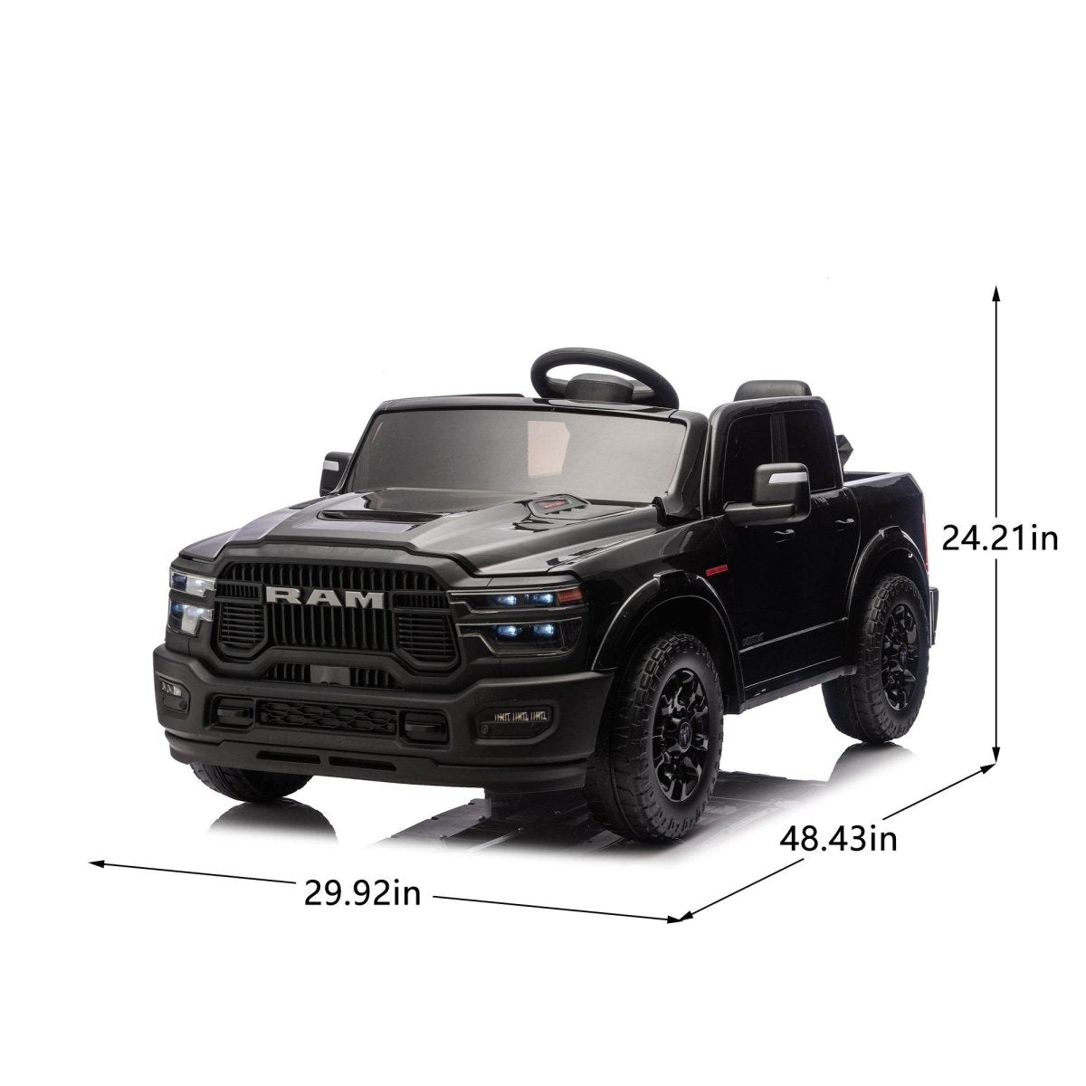 Officially Licensed Dodge RAM 2500 2 - Seater Kids Ride - On Truck - Driftwood - Omega Lifestyles