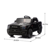 Officially Licensed Dodge RAM 2500 2 - Seater Kids Ride - On Truck - Driftwood - Omega Lifestyles