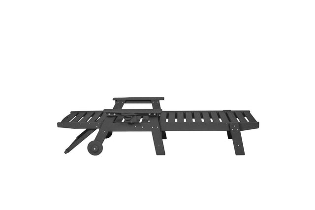 Outdoor HDPE Adjustable 5-Position Patio Lounge Chair - Omega Lifestyles