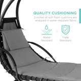 Outdoor Steel Chaise Lounge Chair With Canopy - Omega Lifestyles
