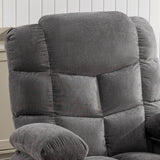 Oversized Soft Massage Rocker Recliner Chair With Heat - Driftwood - Omega Lifestyles