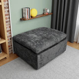 Plush Corduroy Modular Sectional Sofa With Chaise Lounge - Omega Lifestyles