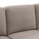 Polyester Blend U-Shape Sectional Sofa With Double Chaise - Omega Lifestyles