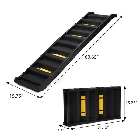 Portable Foldable Pet Ramp With Nonslip Mats - Sleep Galleria