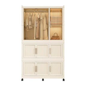 Portable Magnetic Door Wardrobe Closet Organizer Storage Furniture - Omega Lifestyles
