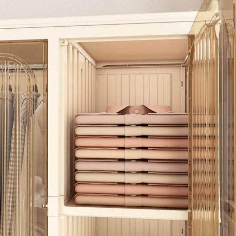 Portable Wardrobe Closet Organizer With Magnetic Doors - Sleep Galleria